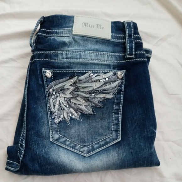 Women's Miss Me Los Angeles Jeans Straight 31 / 32  #2 - Picture 1 of 13